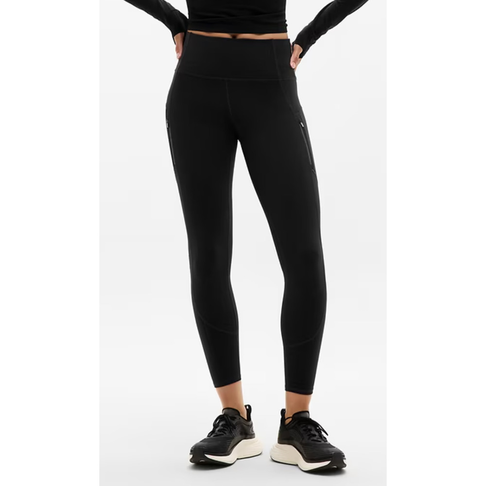 NEW ATHLETA BLACK RAINIER LEGGINGS PANTS 487745 SZ XXS